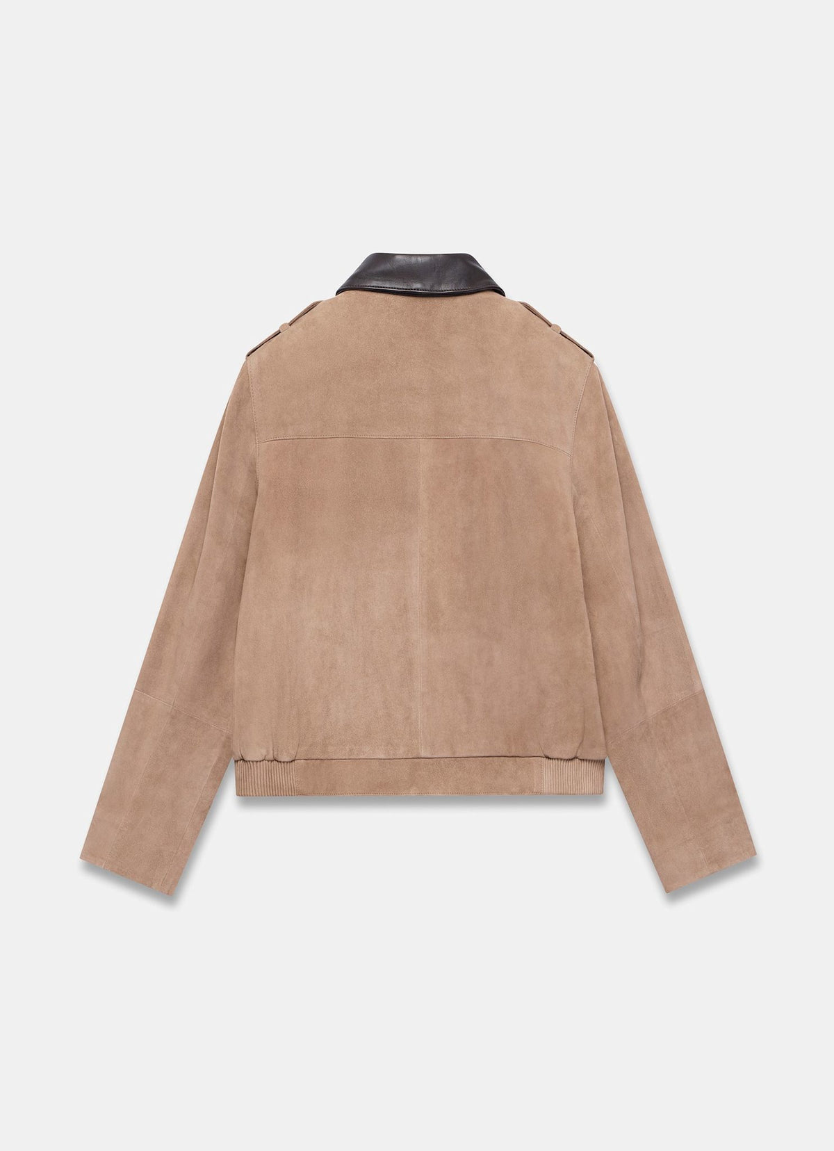 Neutral Suede Barn Jacket