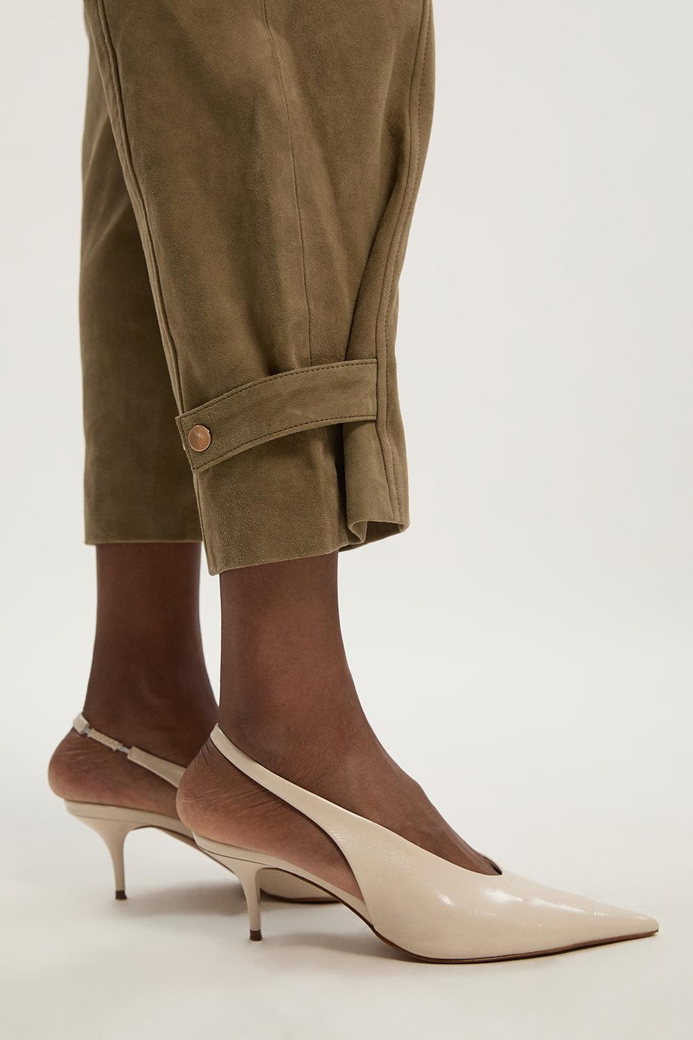 Suede Utility Trousers