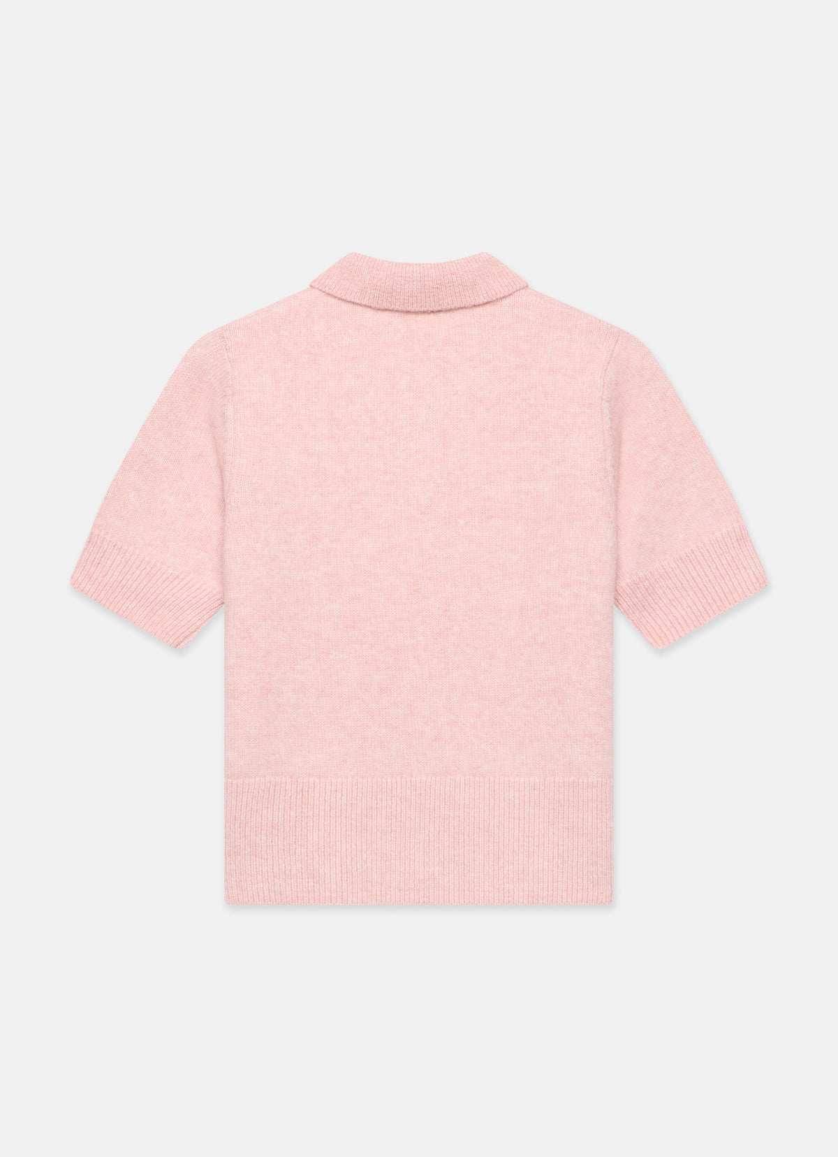 Pink Short Sleeve Knit Top