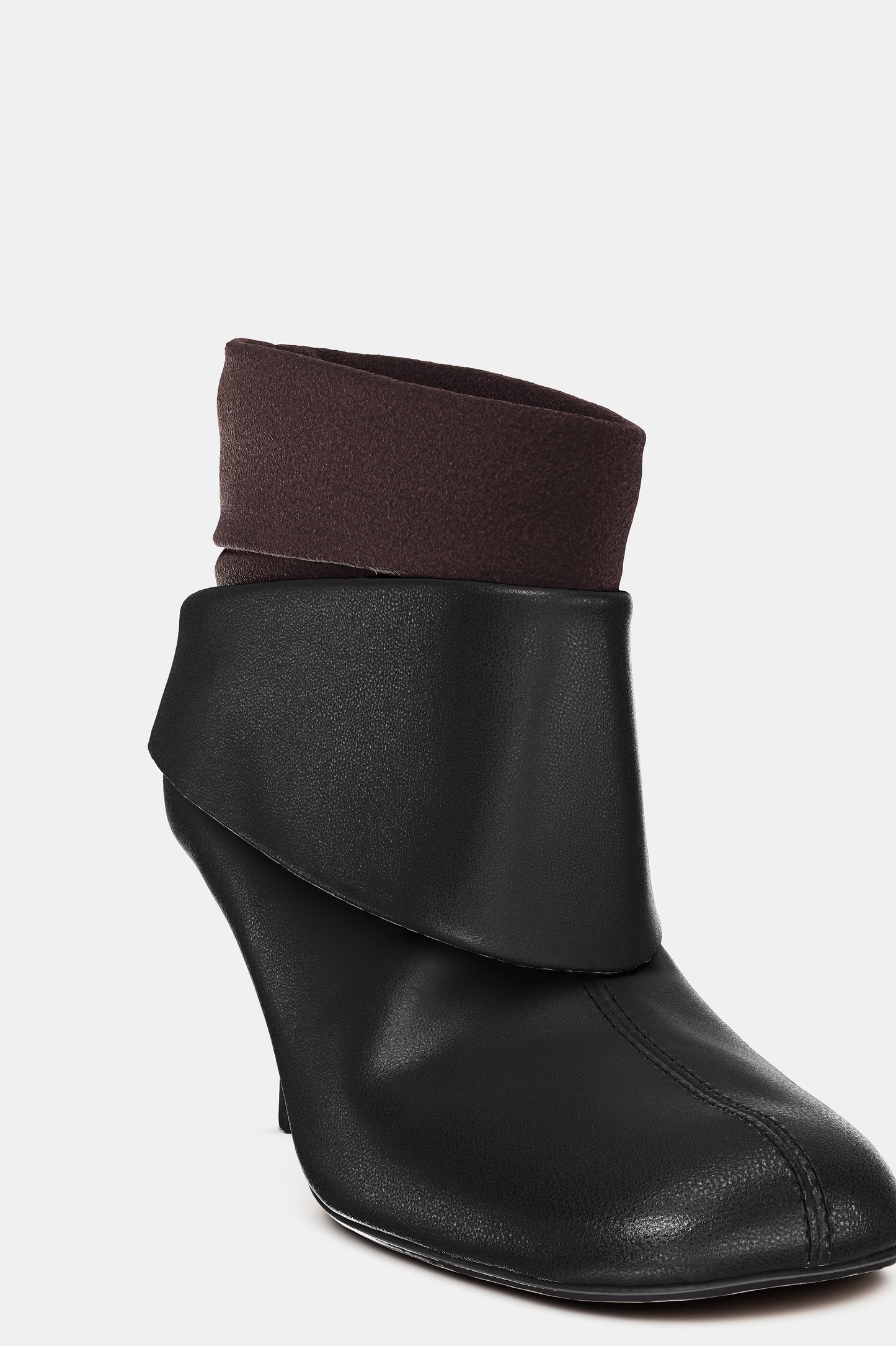 Limited Edition Leather High-Heel Ankle Boots