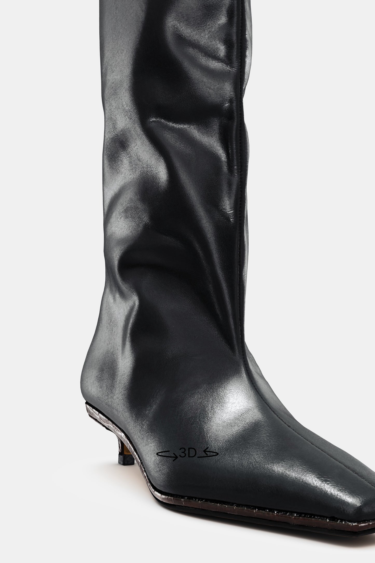 Limited Edition Leather Knee-High Boots
