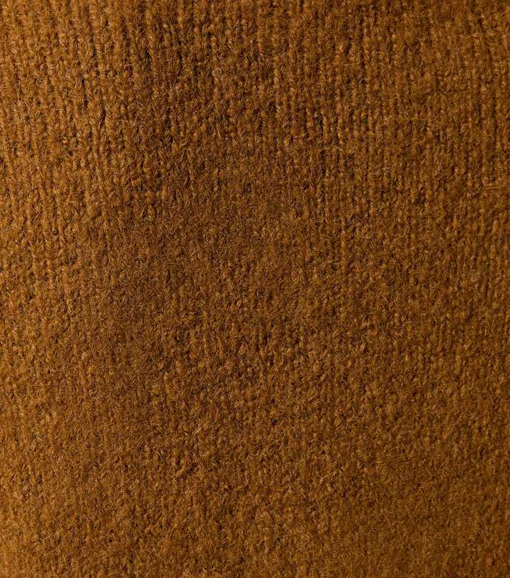 Tan Faux Fur Collar Cardigan