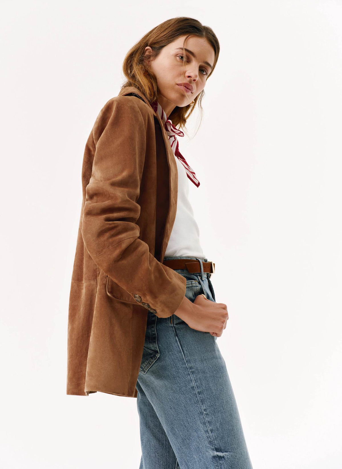 Tan Suede Blazer