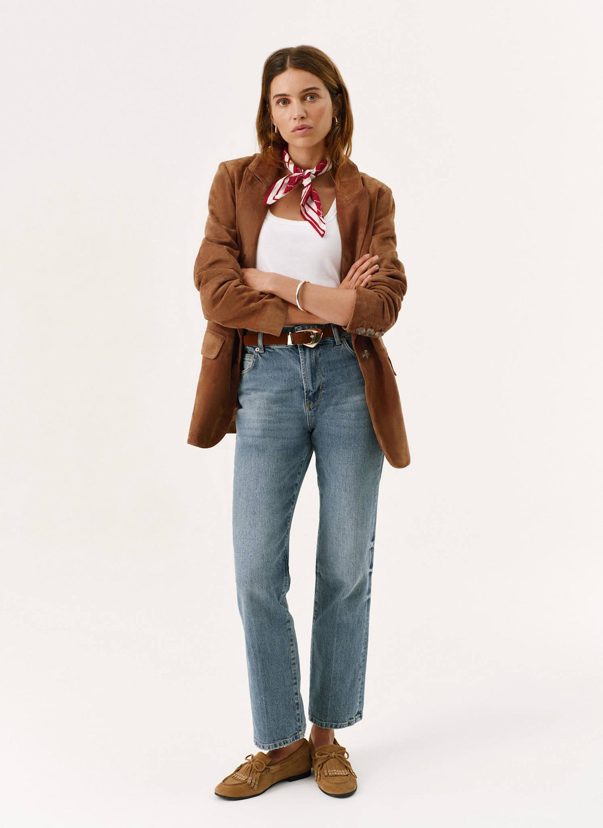 Tan Suede Blazer