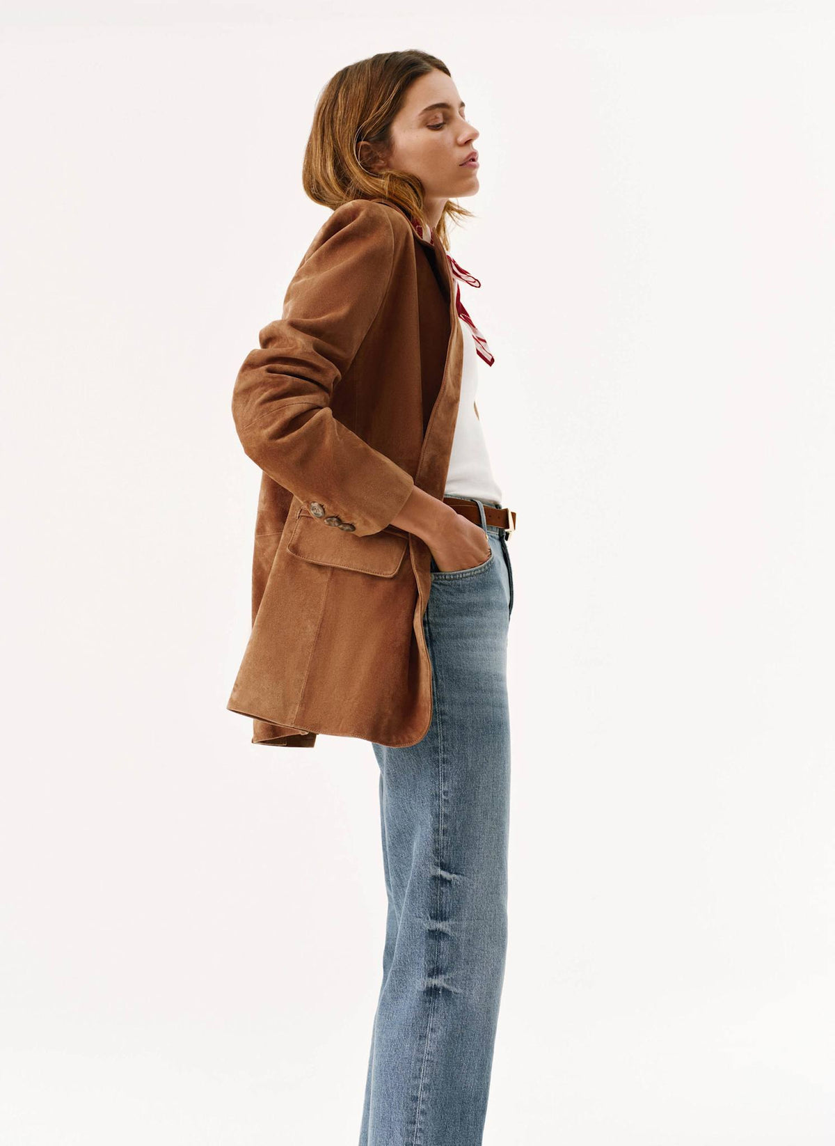 Tan Suede Blazer