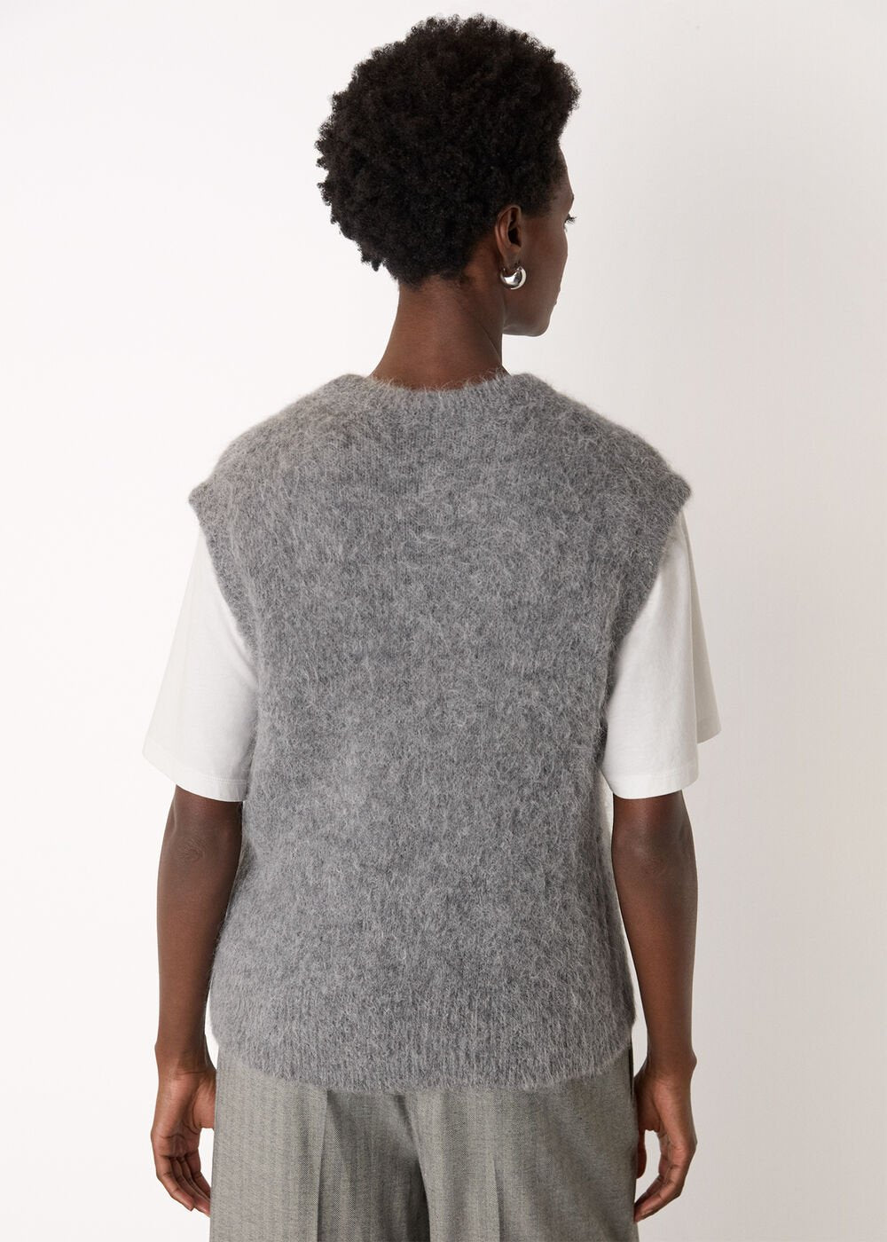 Grey Alpaca Blend Tank