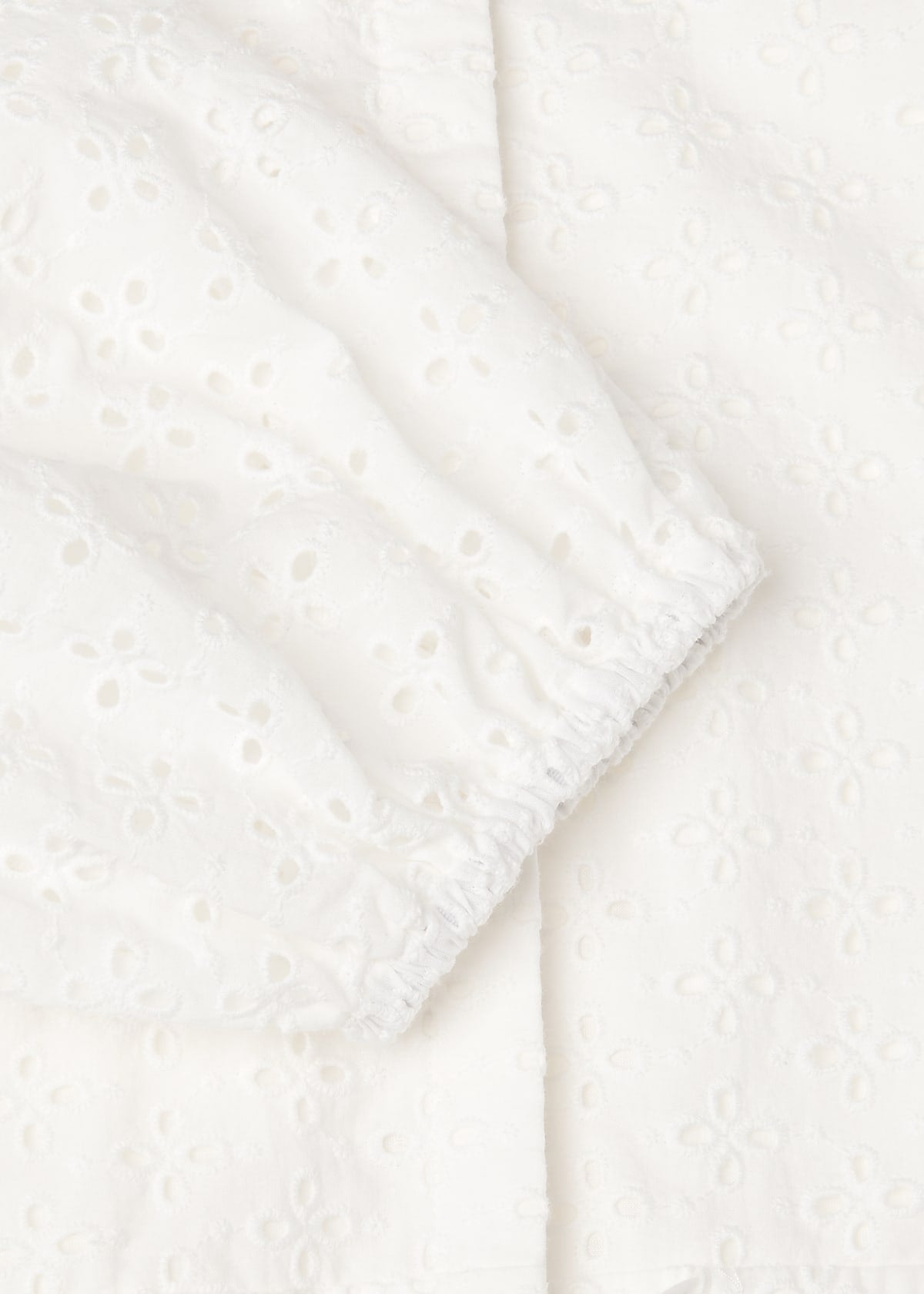 White Broderie Midi Dress