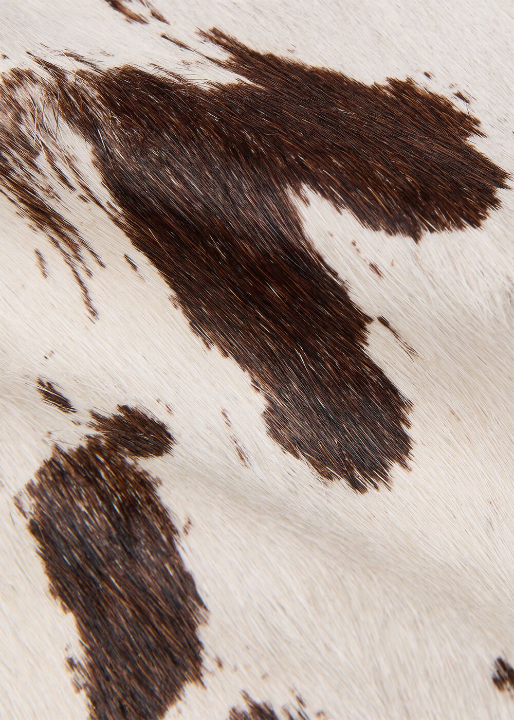 Brown/Multi Cow Print Zip Jacket