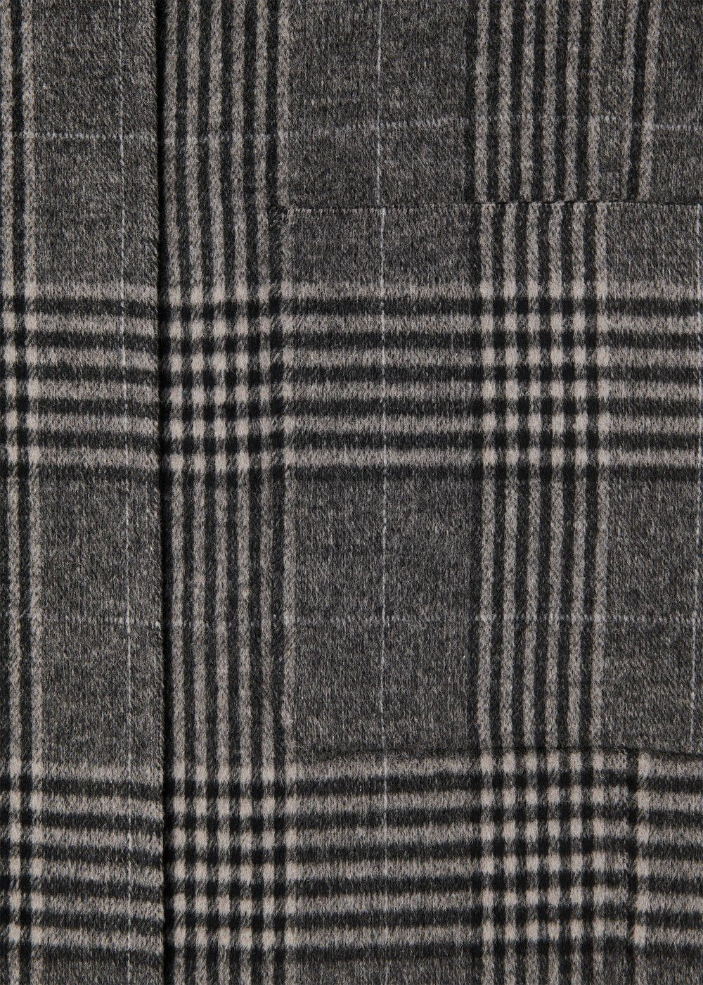 Grey/Multi Cassie Double Face Coat