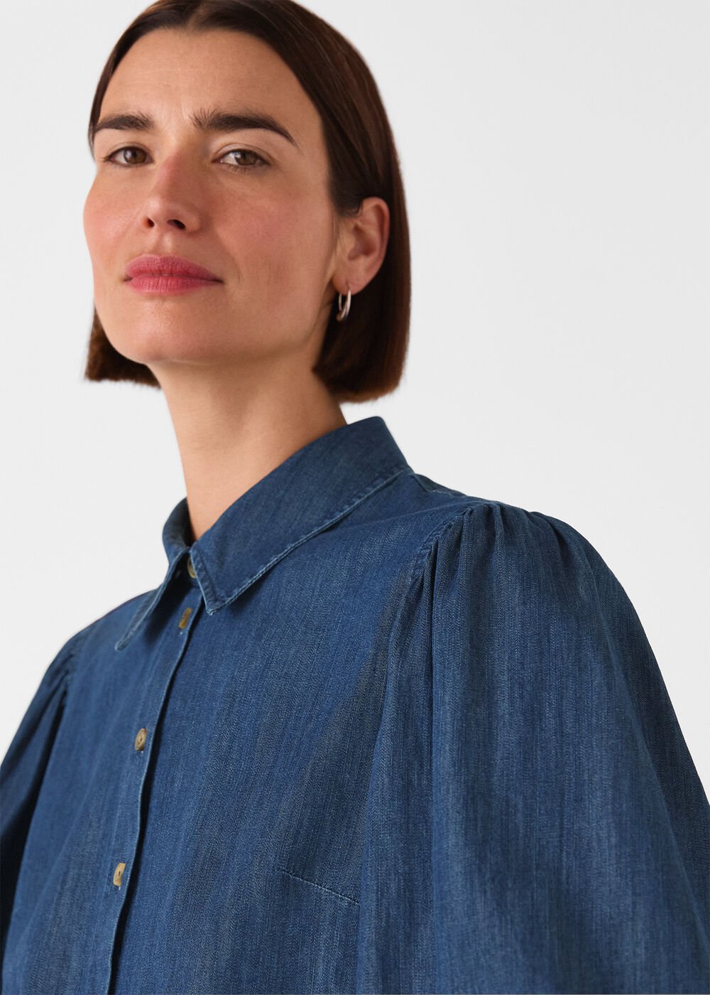 Denim Chambray Cotton Shirt