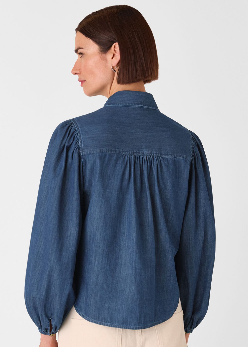 Denim Chambray Cotton Shirt