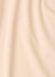 Camel Contrast Piping Detail Tee