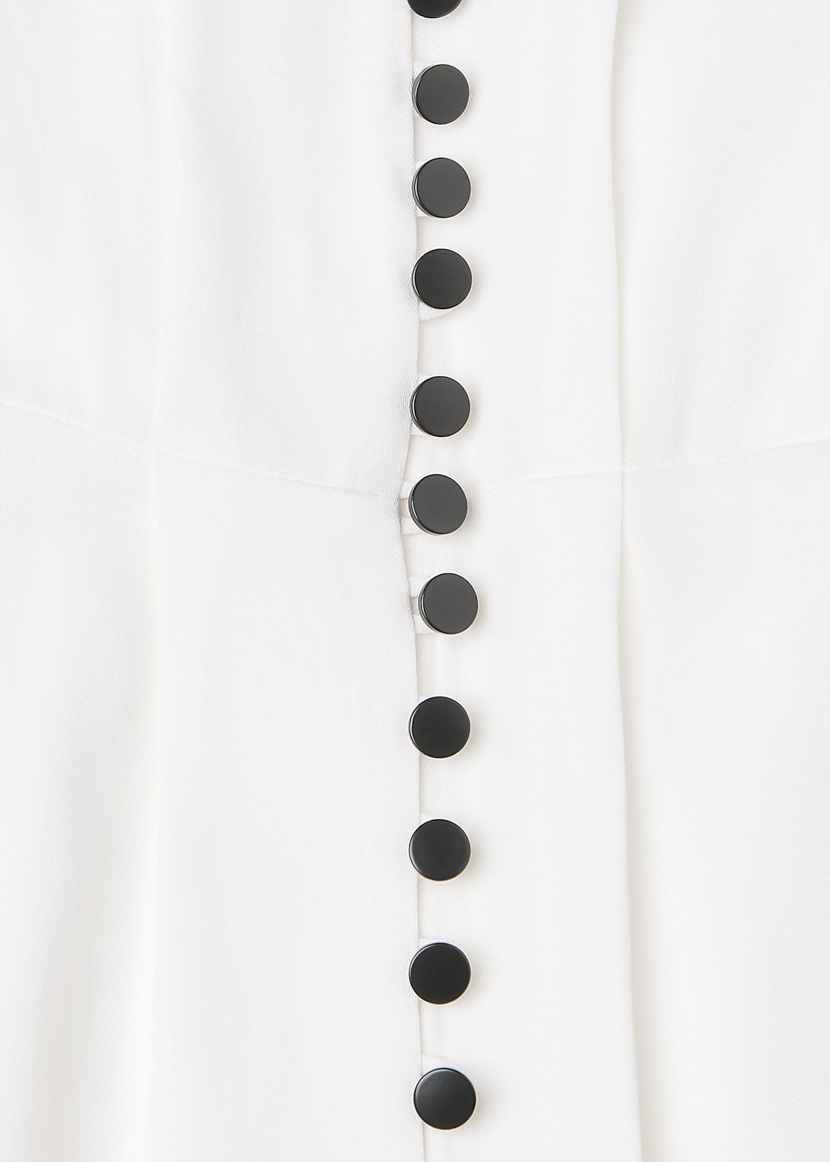 White Crepe Sleeveless Midi Dress