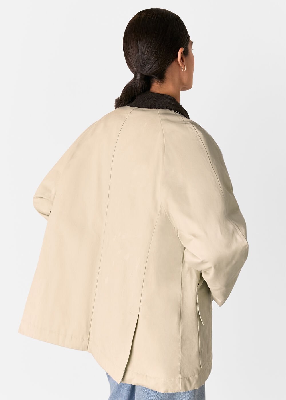Neutral Fern Waxed Jacket