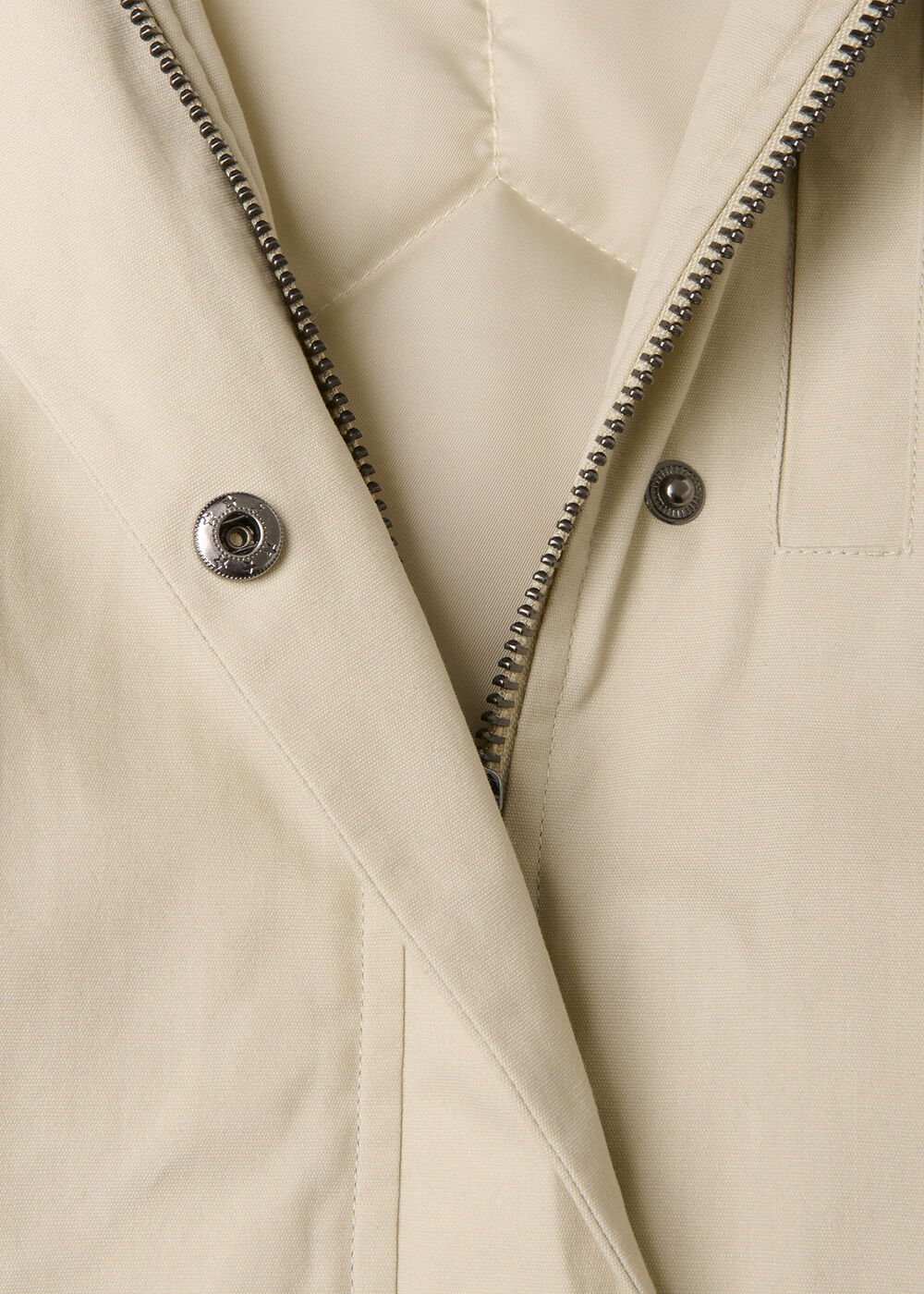 Neutral Fern Waxed Jacket