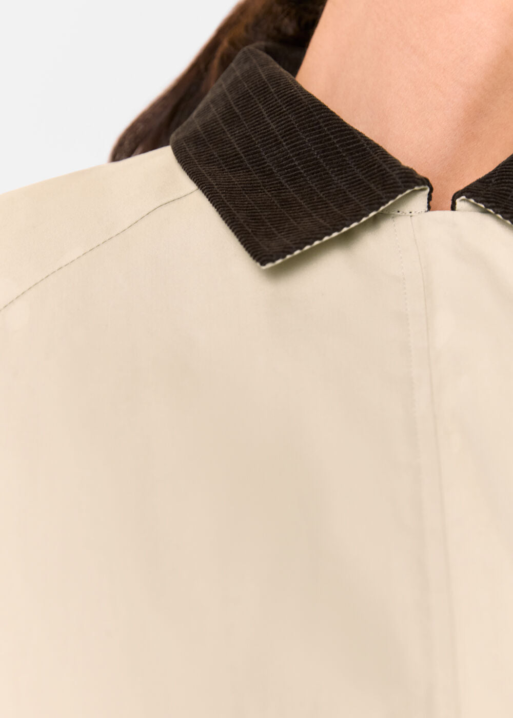 Neutral Fern Waxed Jacket