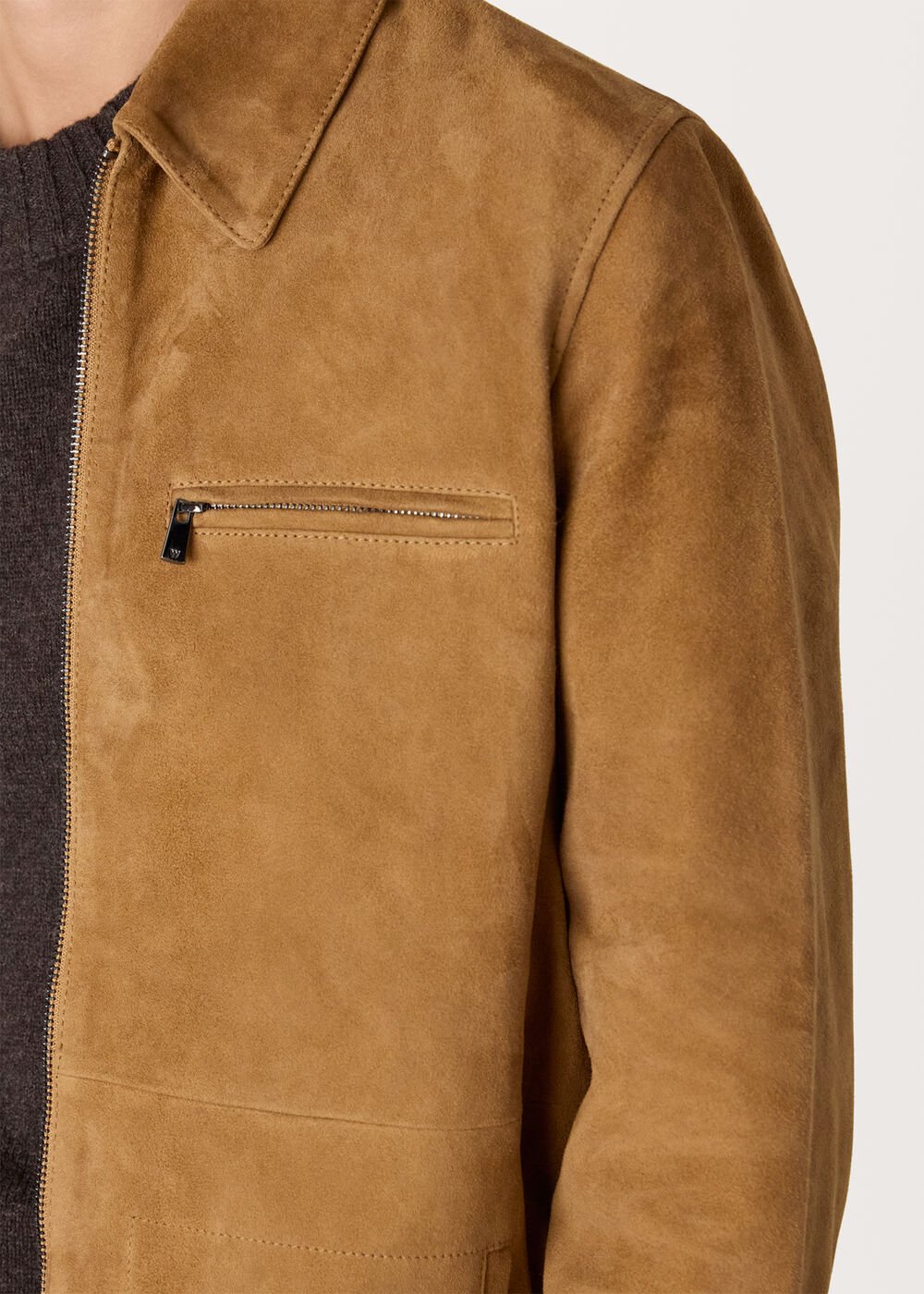Tan Kate Suede Jacket