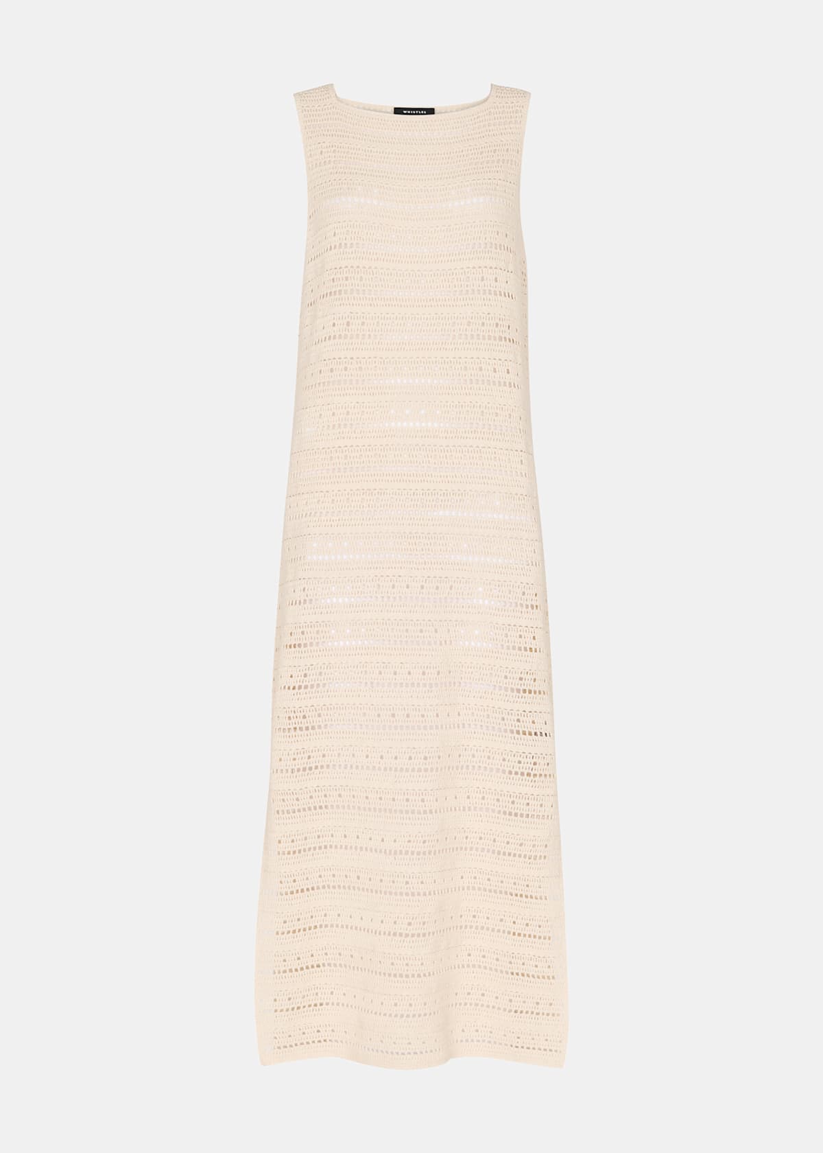 Ivory Long Crochet Beach Dress
