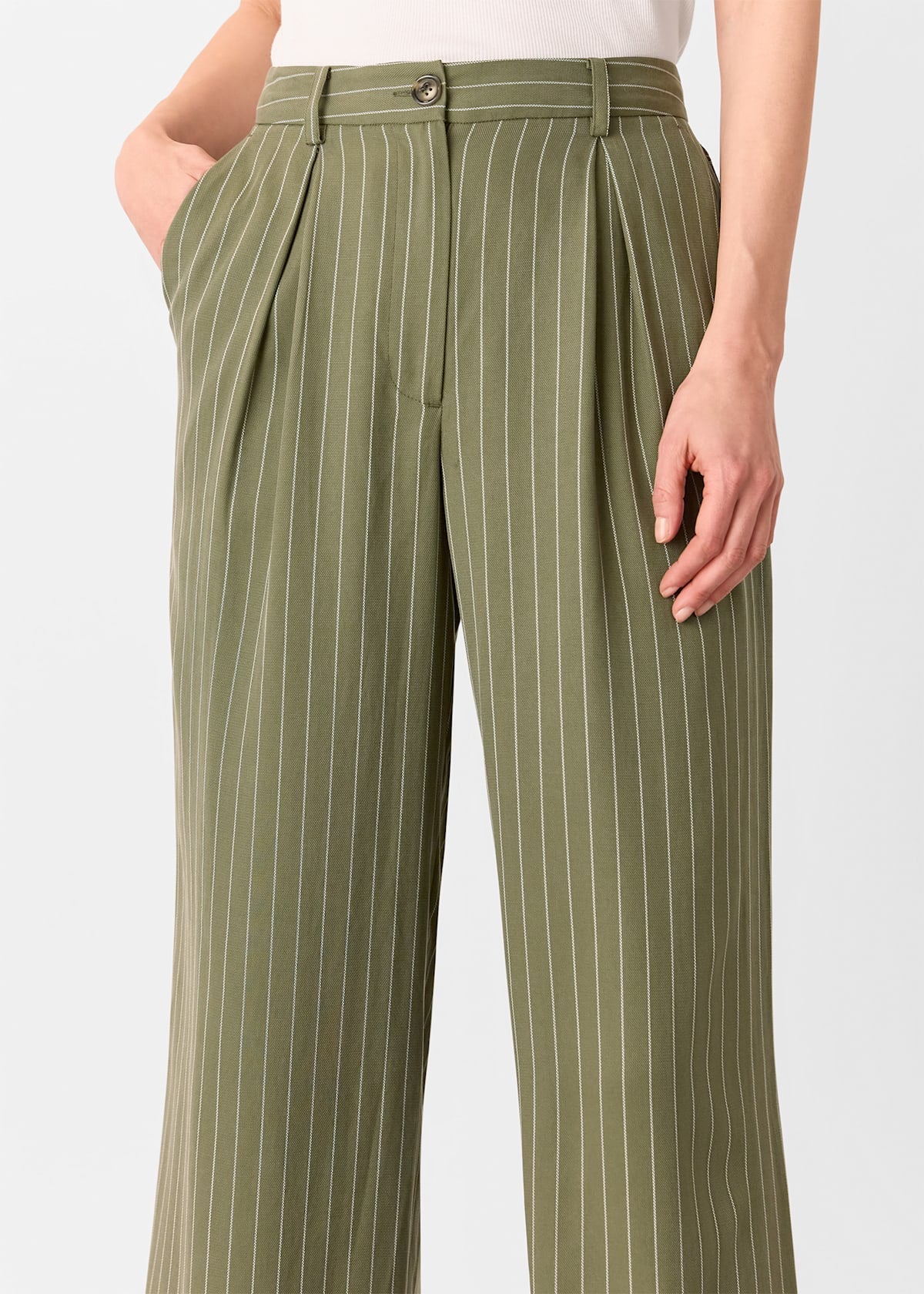 Lottie Pinstripe Trousers