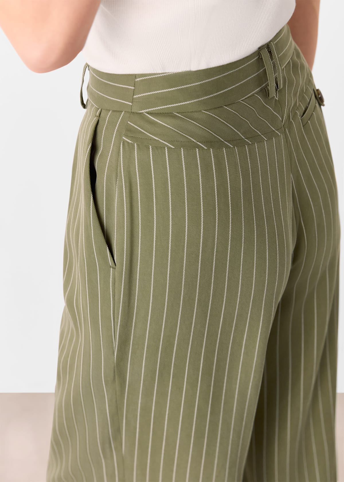 Lottie Pinstripe Trousers