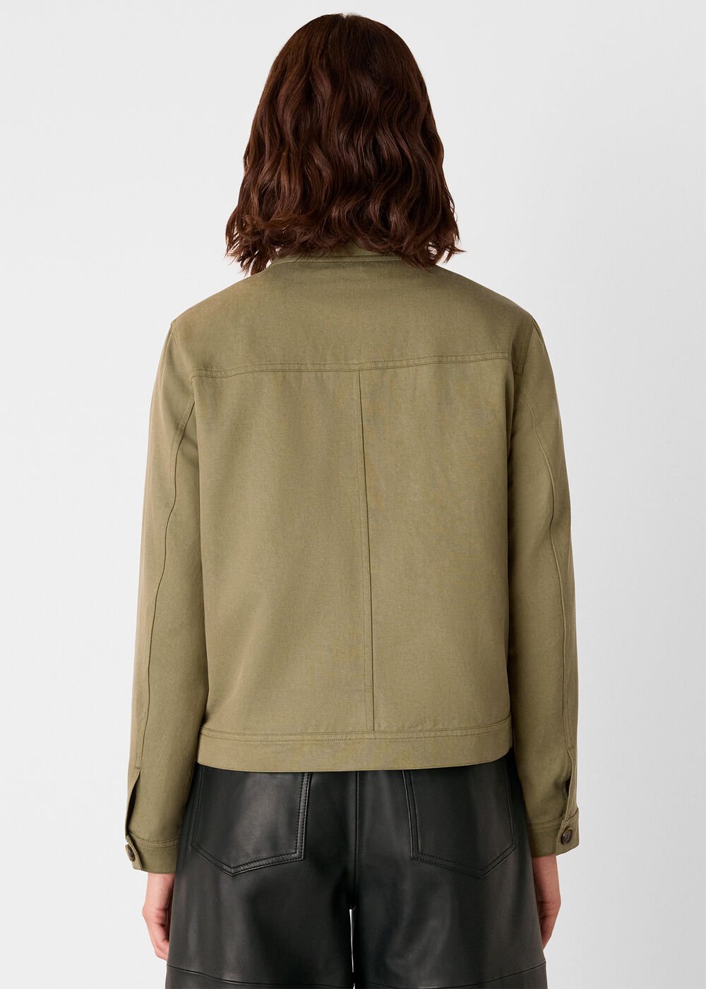 Khaki Mia Pocket Detail Jacket