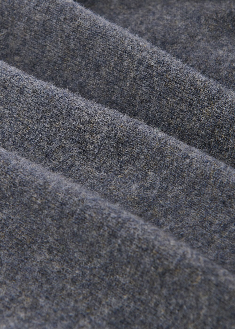 Dark Grey Military Crew Neck Cardigan