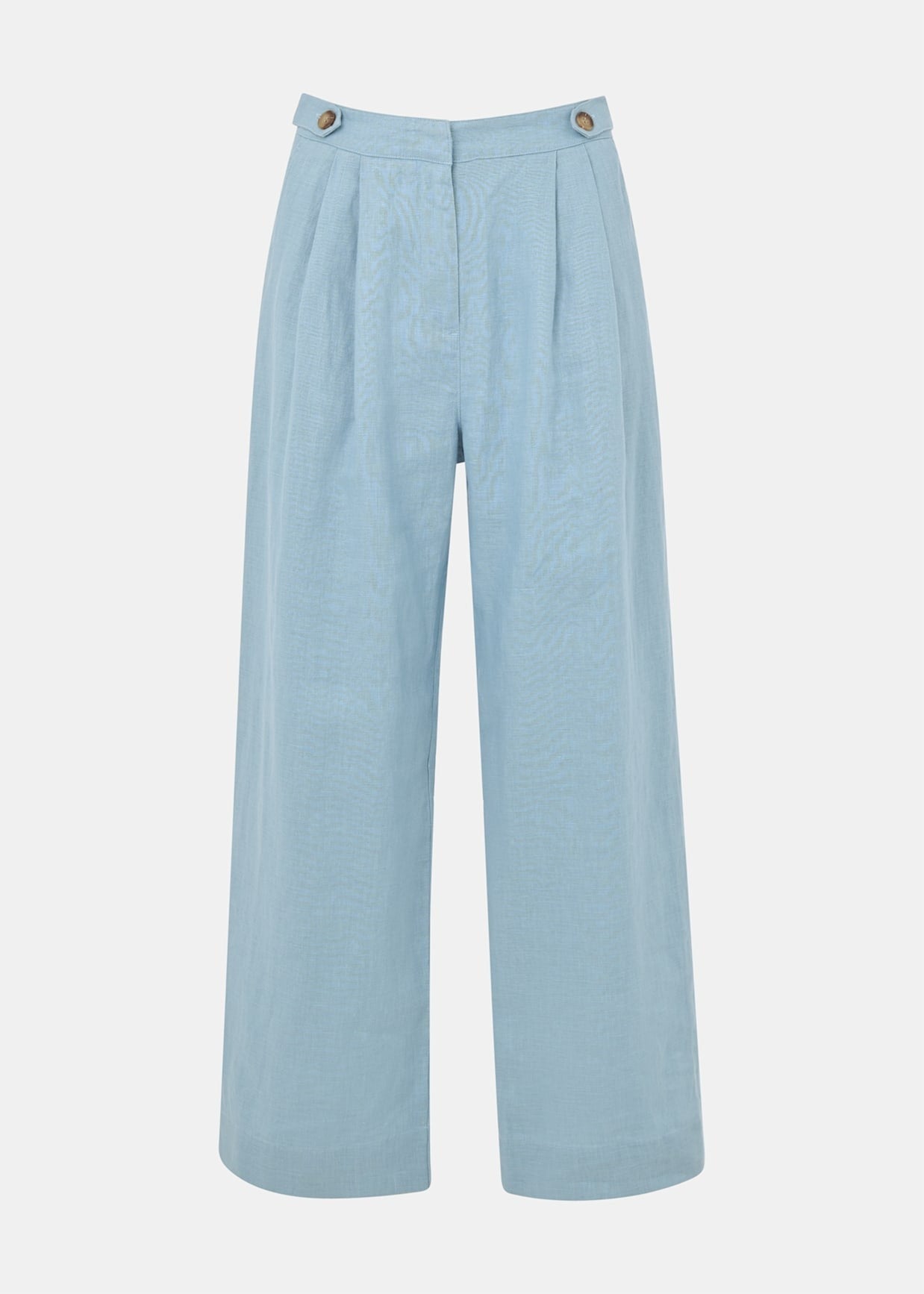 Pale Blue Millie Linen Trouser