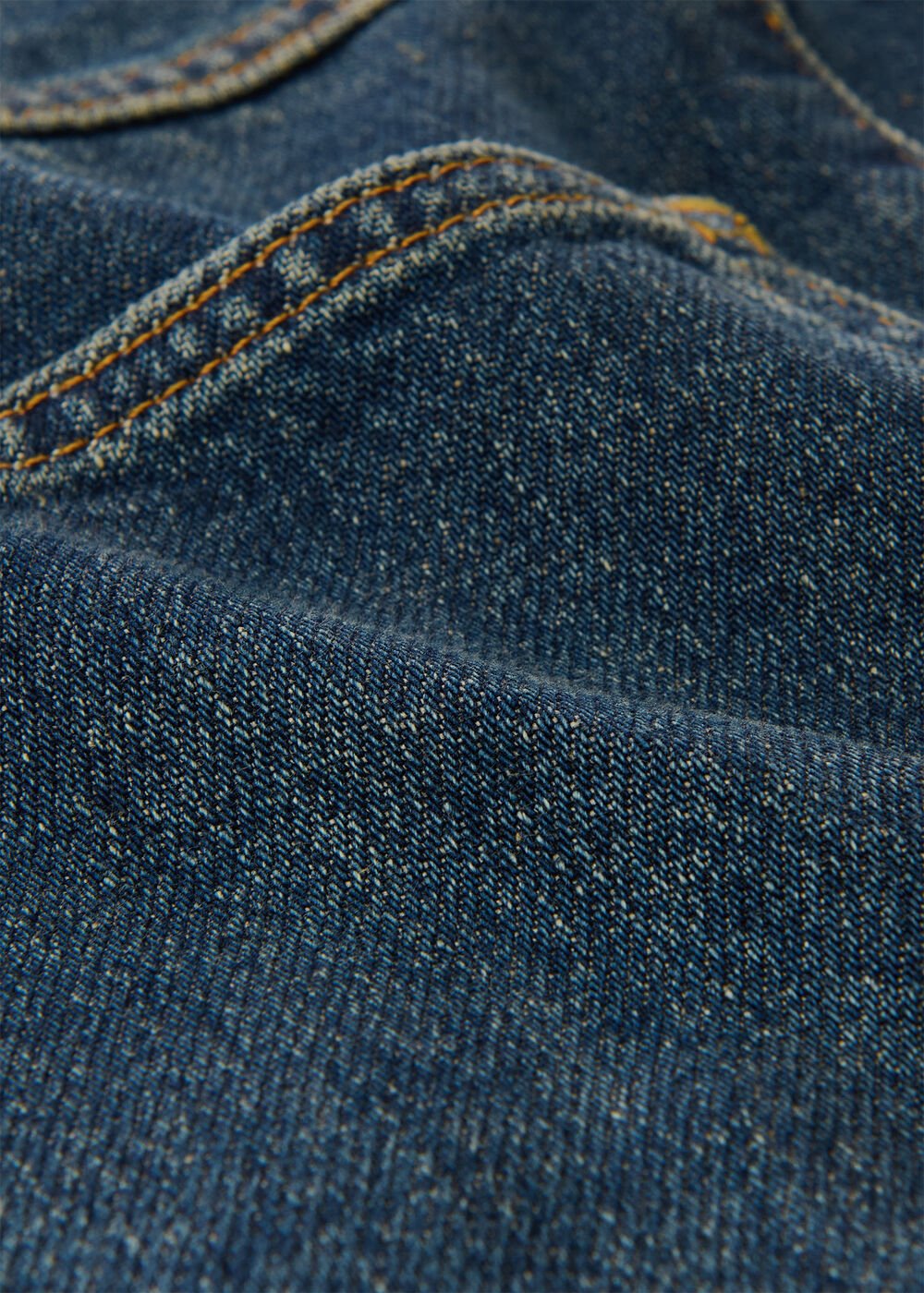 Dark Denim Panel Wide Leg Jean
