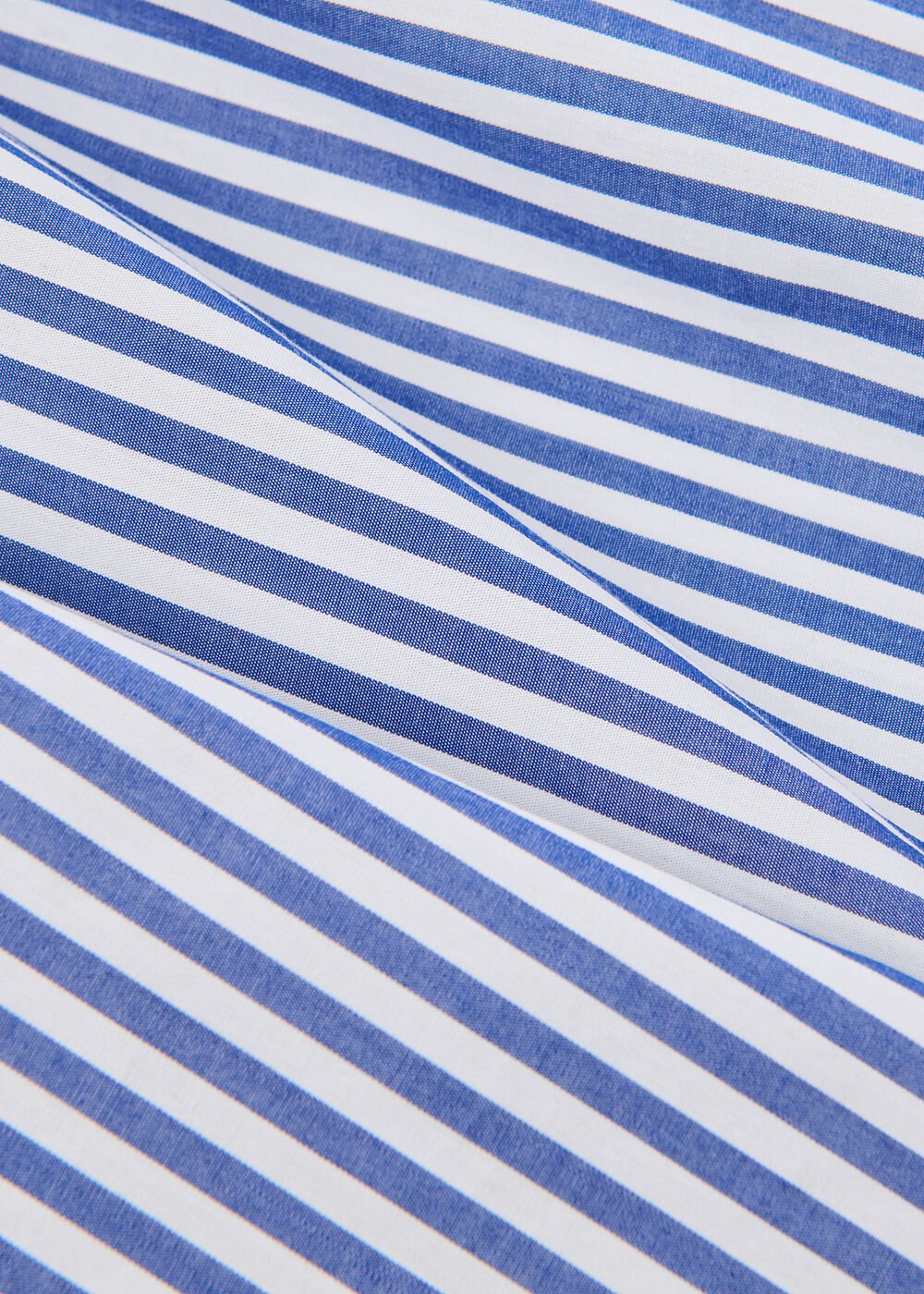 Blue/White Relaxed Fit Stripe Shirt