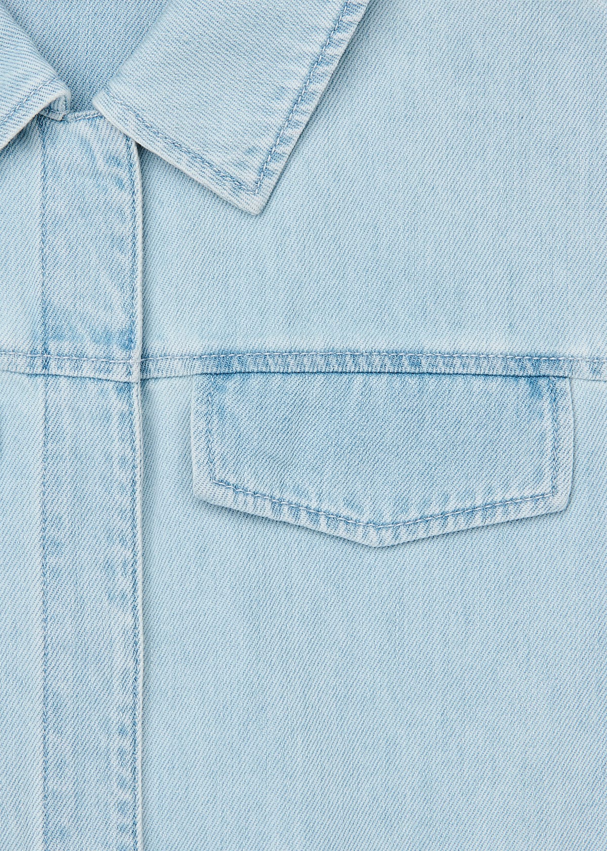 Denim Short Sleeve Utility Jumpsuit