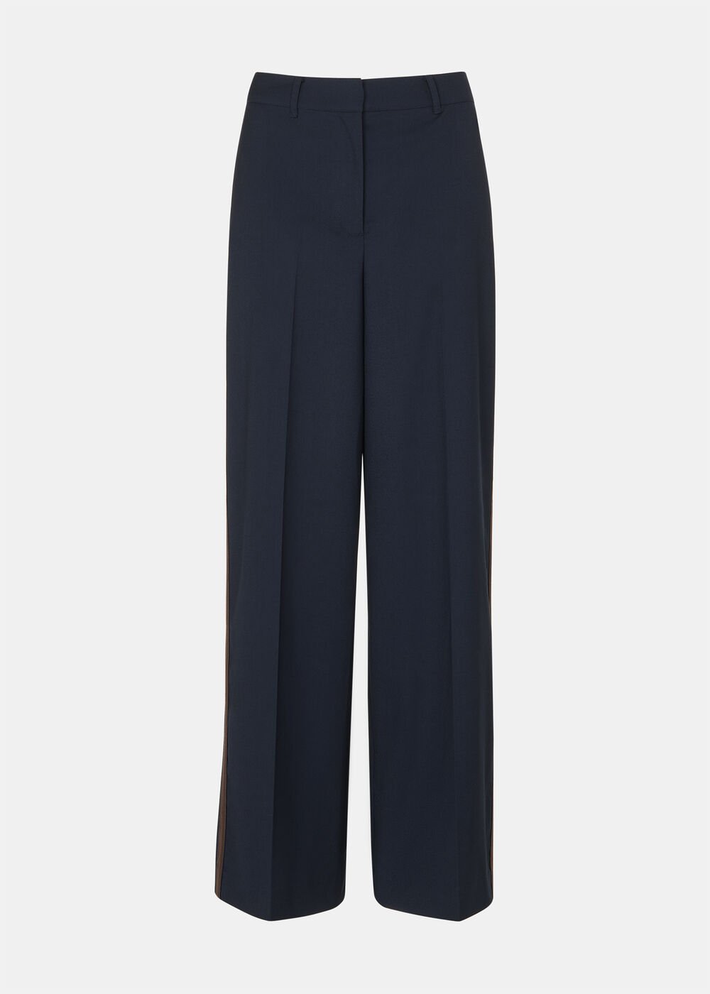 Navy Side Stripe Tailored Trouser