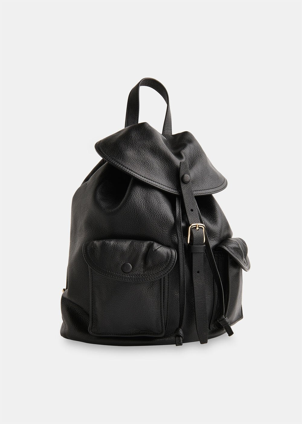 Black Sierra Pocket Detail Backpack