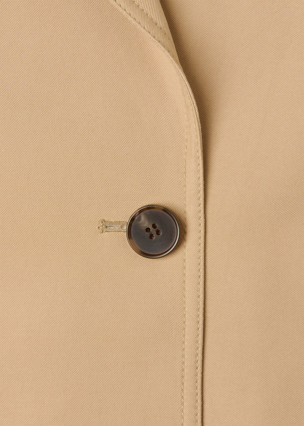 Neutral Soft Voluminous Trench Coat