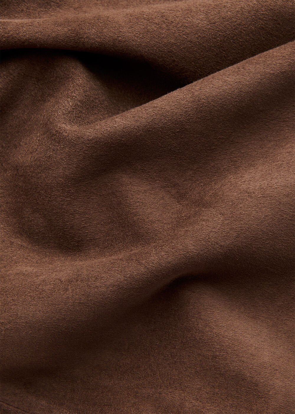 Chocolate Suede A Line Skirt