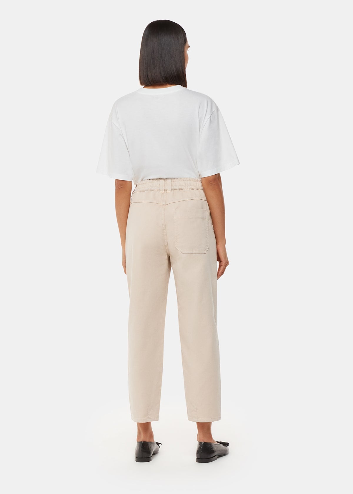 Neutral Tessa Casual Trouser