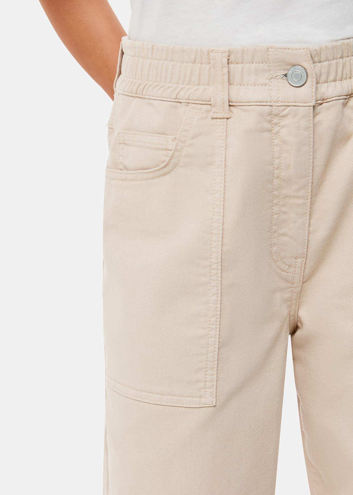 Neutral Tessa Casual Trouser