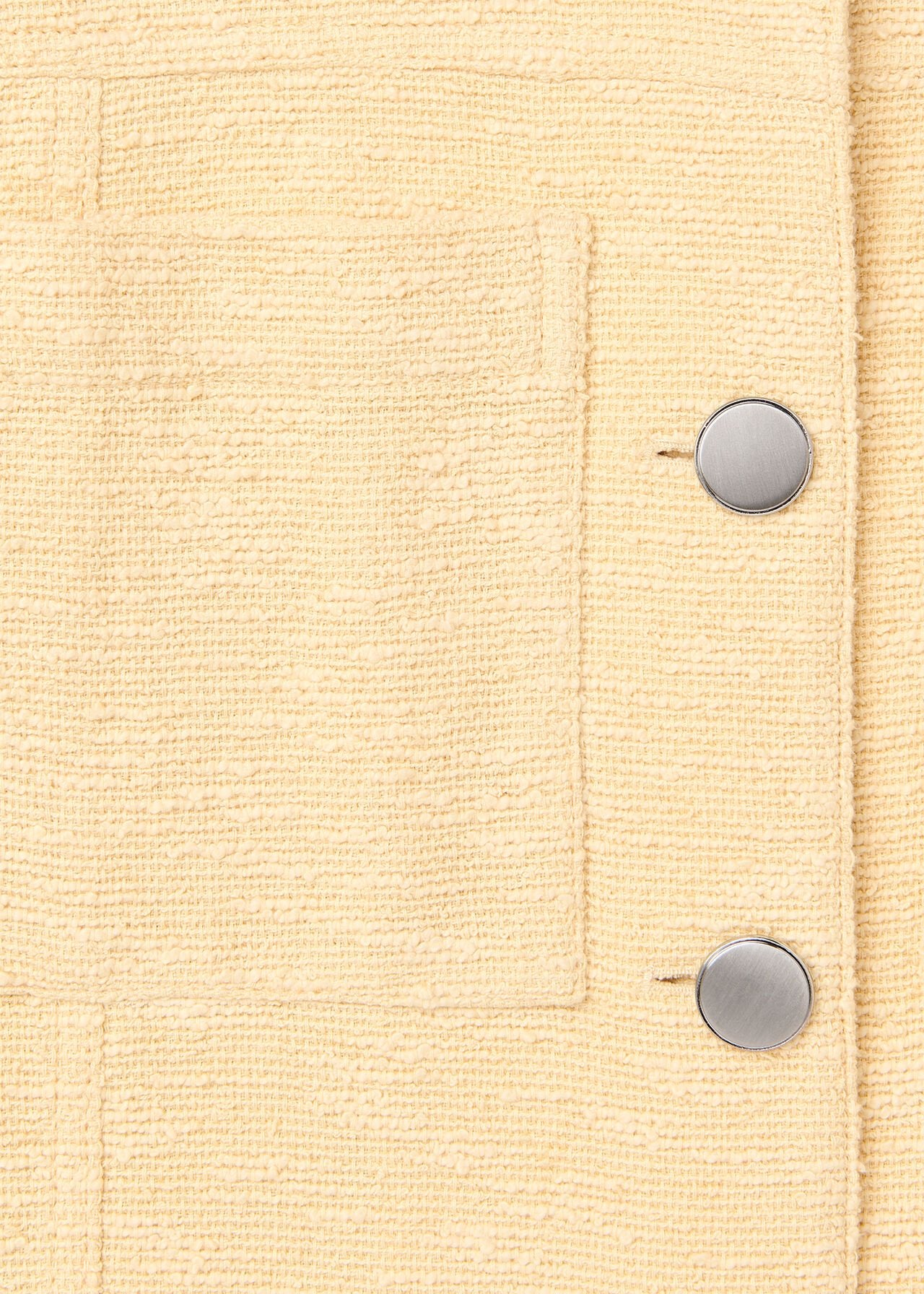 Butter Textured Collarless Jacket