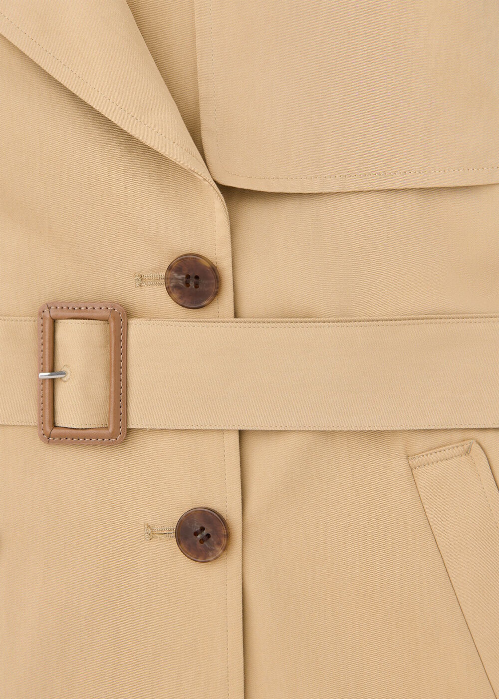 Neutral Valentina Trench Coat
