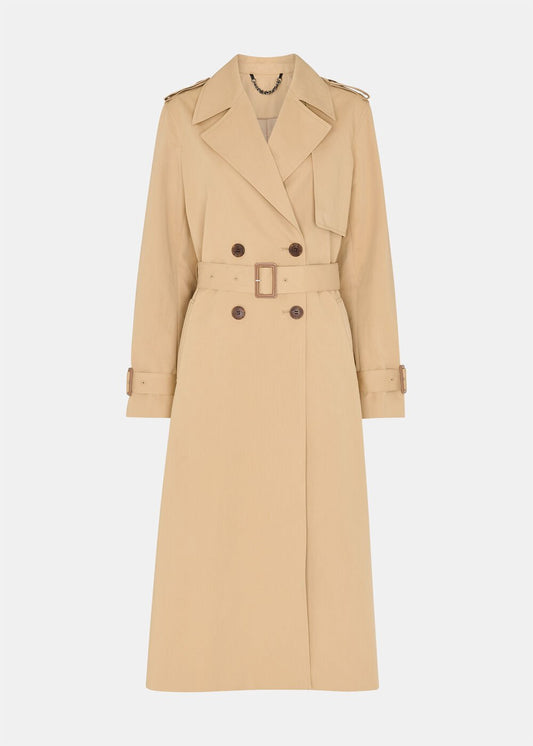 Neutral Valentina Trench Coat