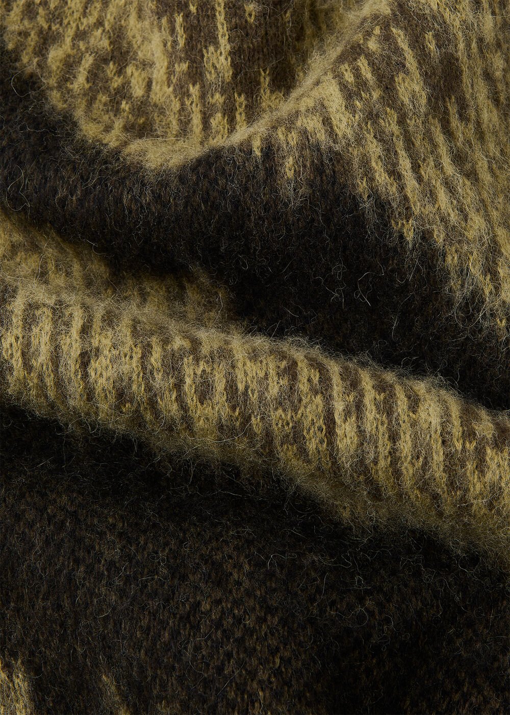 Green/Multi Zebra Print Knitted Tank