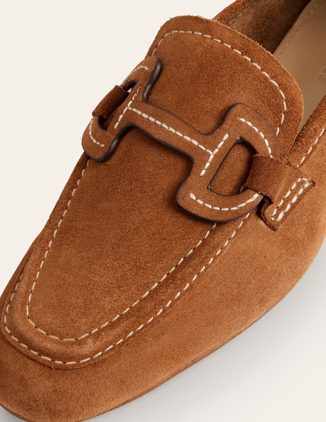 Stitched snaffle loafer