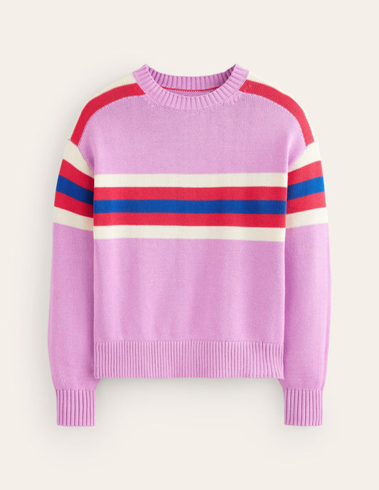 Stripe knitted jumper