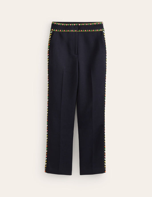 Embroidered Icon Trouser