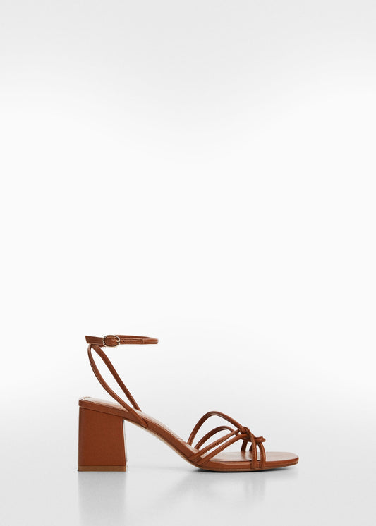 Strappy heeled sandals