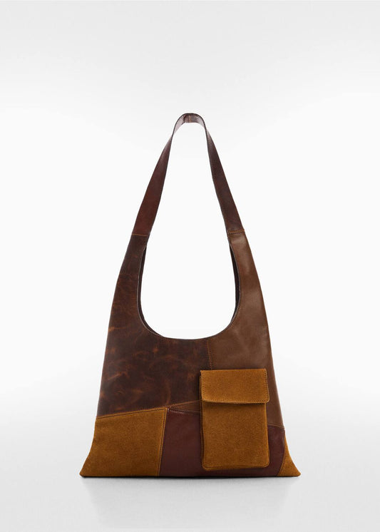 Patchwork leather bag