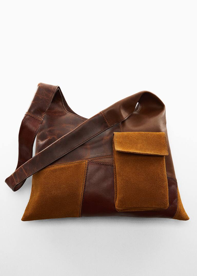 Patchwork leather bag