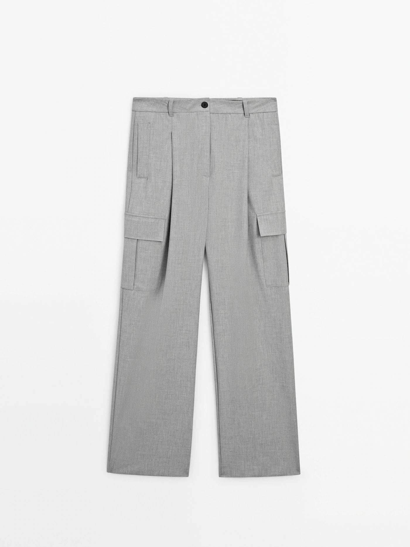 Darted cargo trousers