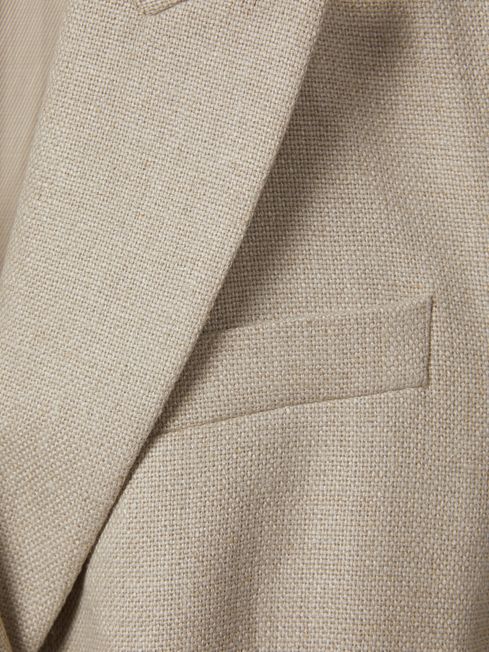 Linen belted waistcoat