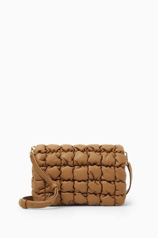 Quilted crossbody leather bag