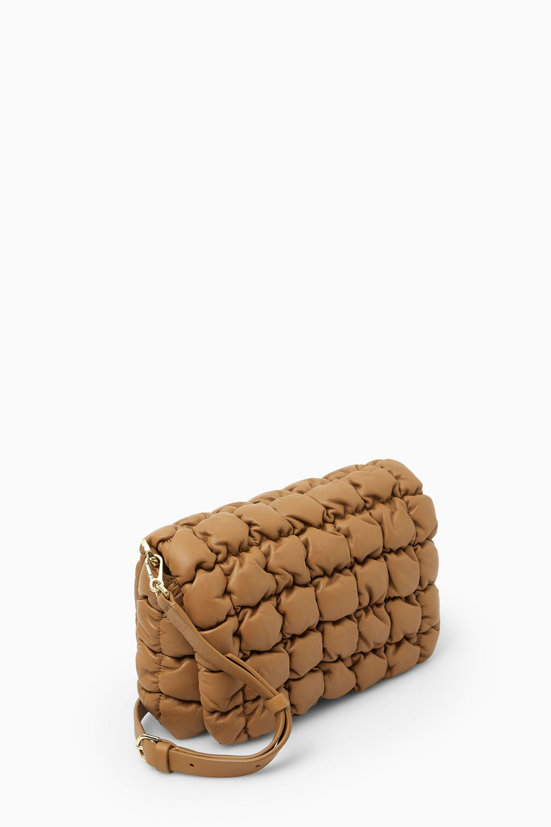 Quilted crossbody leather bag